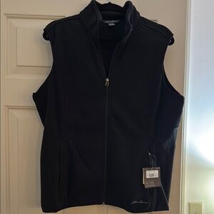 Eddie Bauer Black Fleece Vest